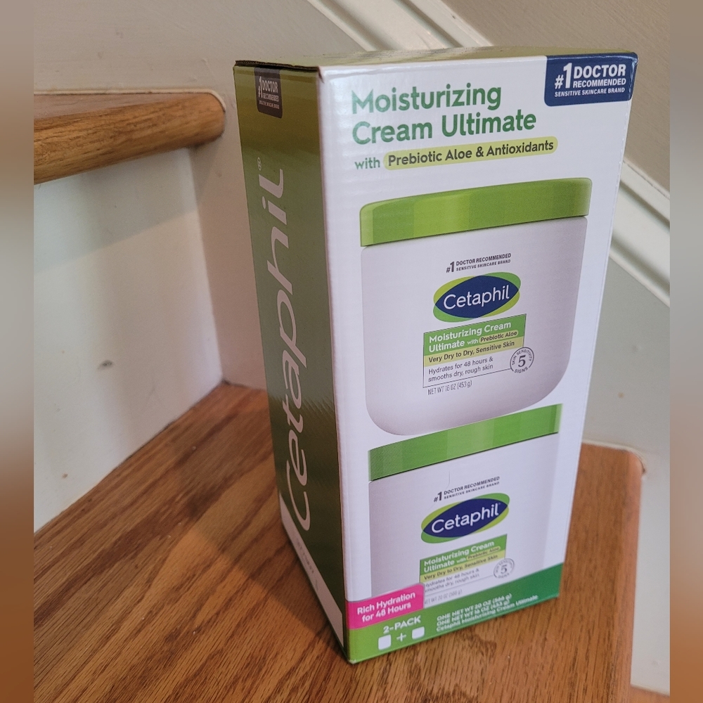 NEW Cetaphil 2 Moisturizering Cream Ultimate 16 FL oz each